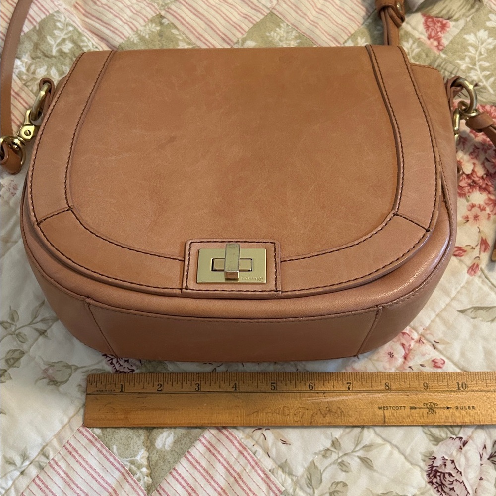 Brahmin Saddle Brown Crossbody Bag - Picture 2 of 16